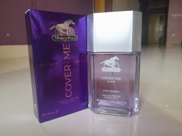 Marco Polo Cover Me Purple Fragrance Perfume For Women – Eau De Parfum Natural Spray, 100ml (3.4 Fl.oz.) Specially For Ladies