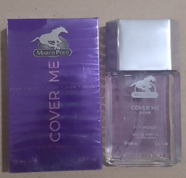Marco Polo Cover Me Purple Fragrance Perfume For Women – Eau De Parfum Natural Spray, 100ml (3.4 Fl.oz.) Specially For Ladies